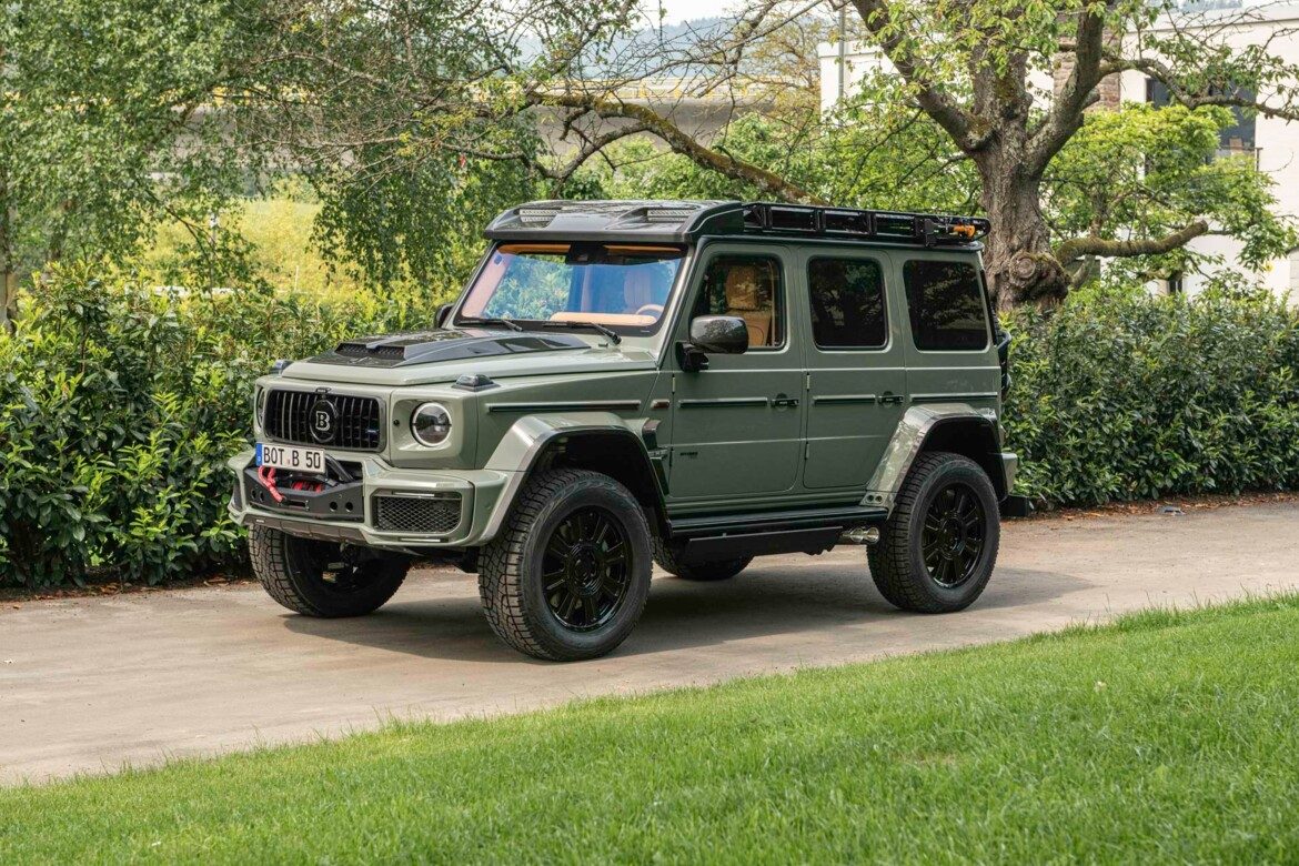 BRABUS 800 4×4² Stealth Green Outdoor_klein (28)-1170×780 BRABUS 800 4x4² Stealth Green Outdoor_klein (28)-1170x780